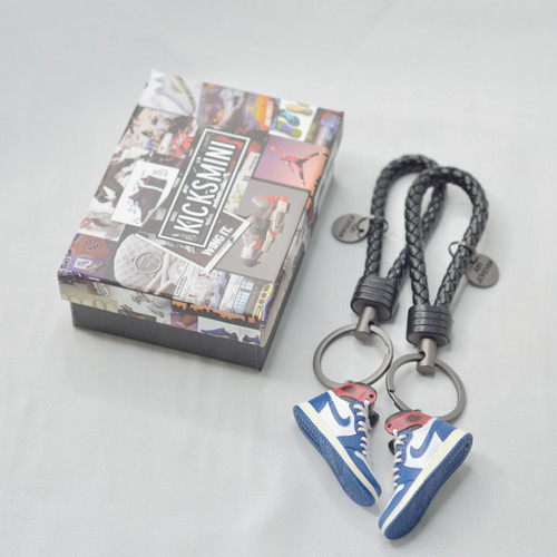 Air Jordan 1  "Union Los Angels Blue Toe"  3D Sneaker Keychain