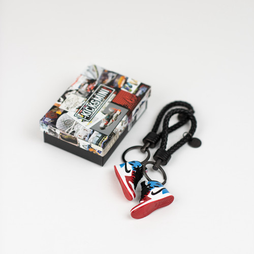 Air Jordan 1  "Fearless UNC Chicago" 3D Sneaker Keychain
