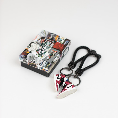 Air Jordan 1  "Spider-Man Origin Story" 3D Sneaker Keychain