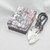 "Air Force 1"  High Top Classic White Keychain