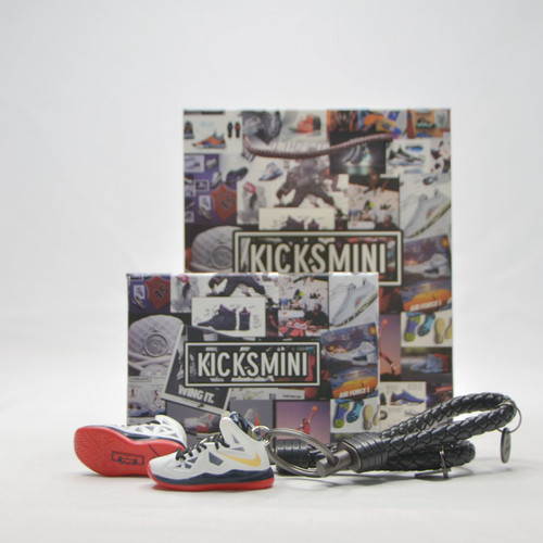 Lebron X SP Gold Medal 3D Sneaker Keychain
