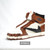 Extra Large AJ1 Travis Scott LEGO/Bricks/Block 3D Sneakers with Shoelaces