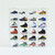 Kobe Bryant/LeBron James/Steph Curry Mini Sneaker Collection with Display Case