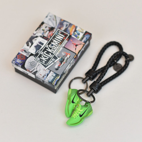 Kobe 6 "Grinch"  3D Sneaker Keychain