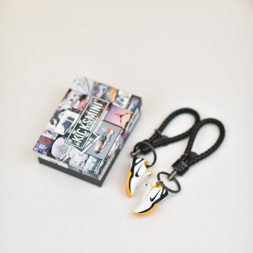 Kobe 6 "White Del Sol"  3D Sneaker Keychain