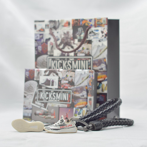 YZY  "Zebra"  3D Sneaker Keychain