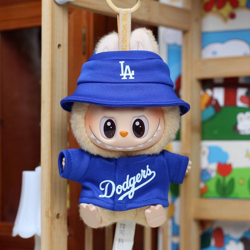 Labubu Clothes L.A. Dodgers Ohtani #17 Jersey with Hat | Labubu Accessories | Labubu Outfits